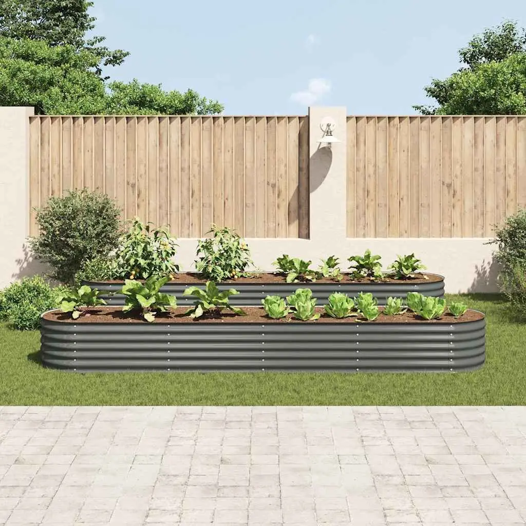 Galvanised Steel Raised Bed for Home Gardens
