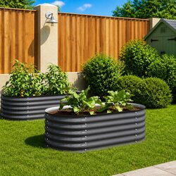 Practical Raised Bed 160x80x44 cm for Your Garden