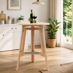Practical Foldable Bar Table for Outdoor Gatherings