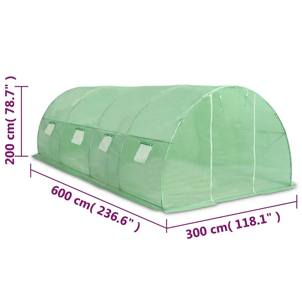 18 m² Greenhouse for Various Gardening Needs