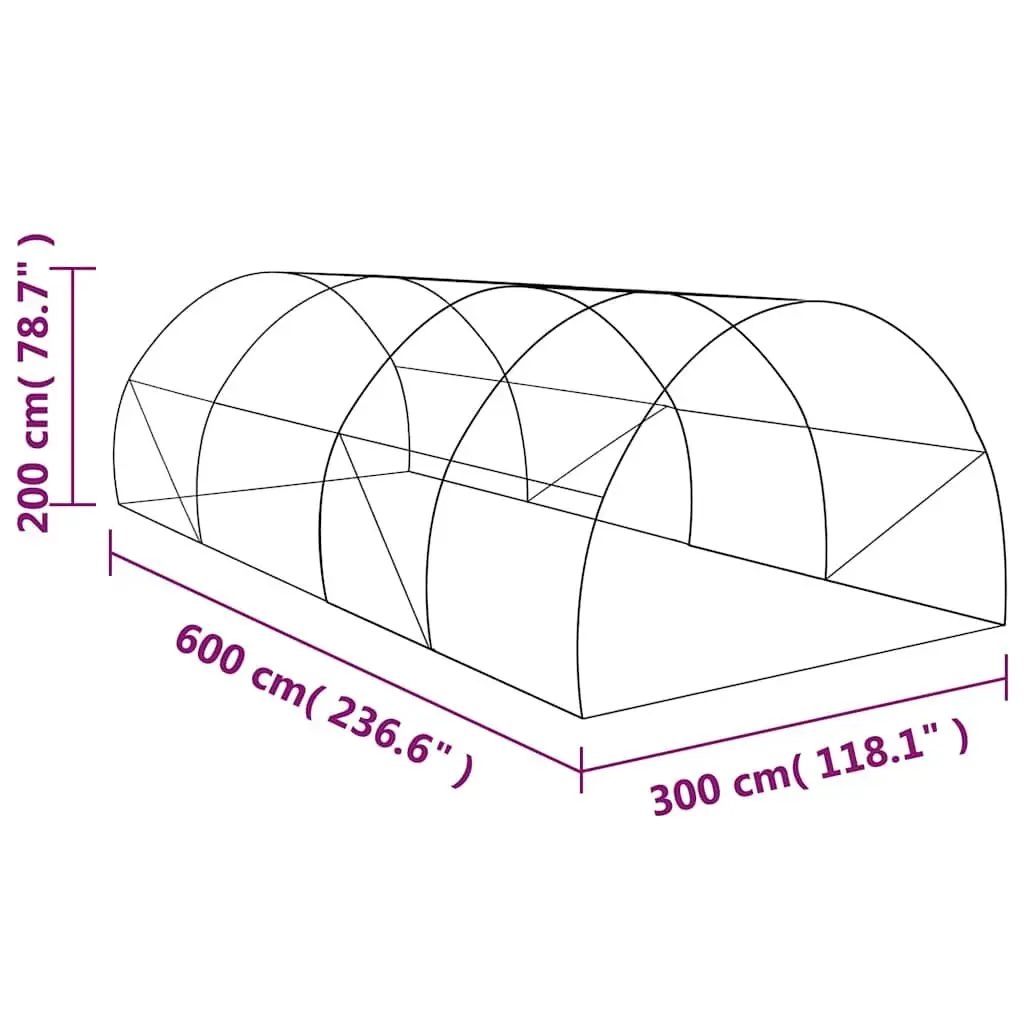 18 m² Greenhouse for Various Gardening Needs