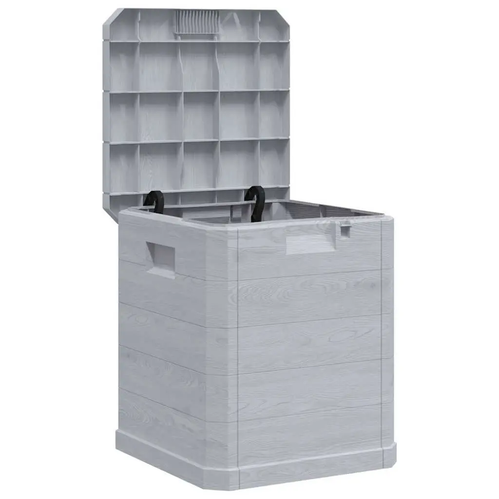 90L Garden Storage Box in Grey
