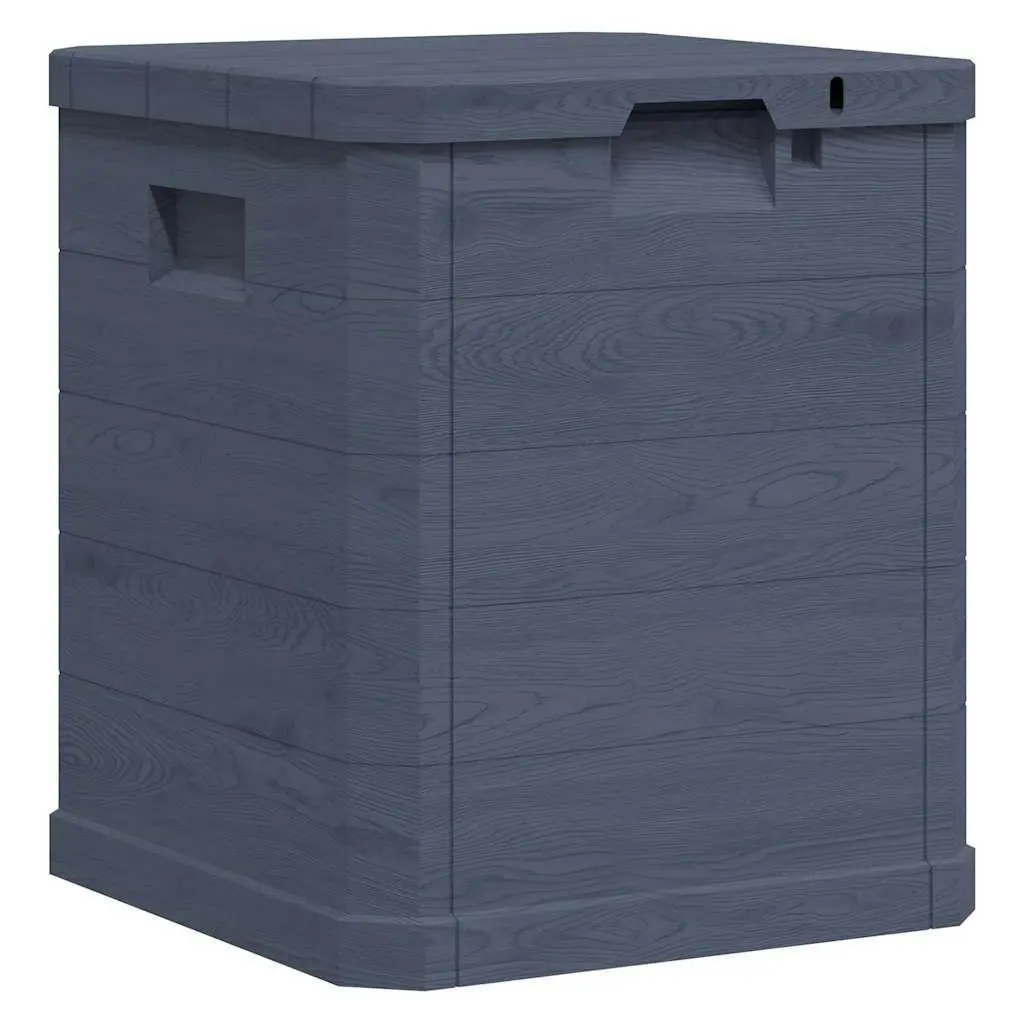 Outdoor Container 90L Plastic Anthracite Weather-Resistant Storage Box for Cushions and Garden Tools