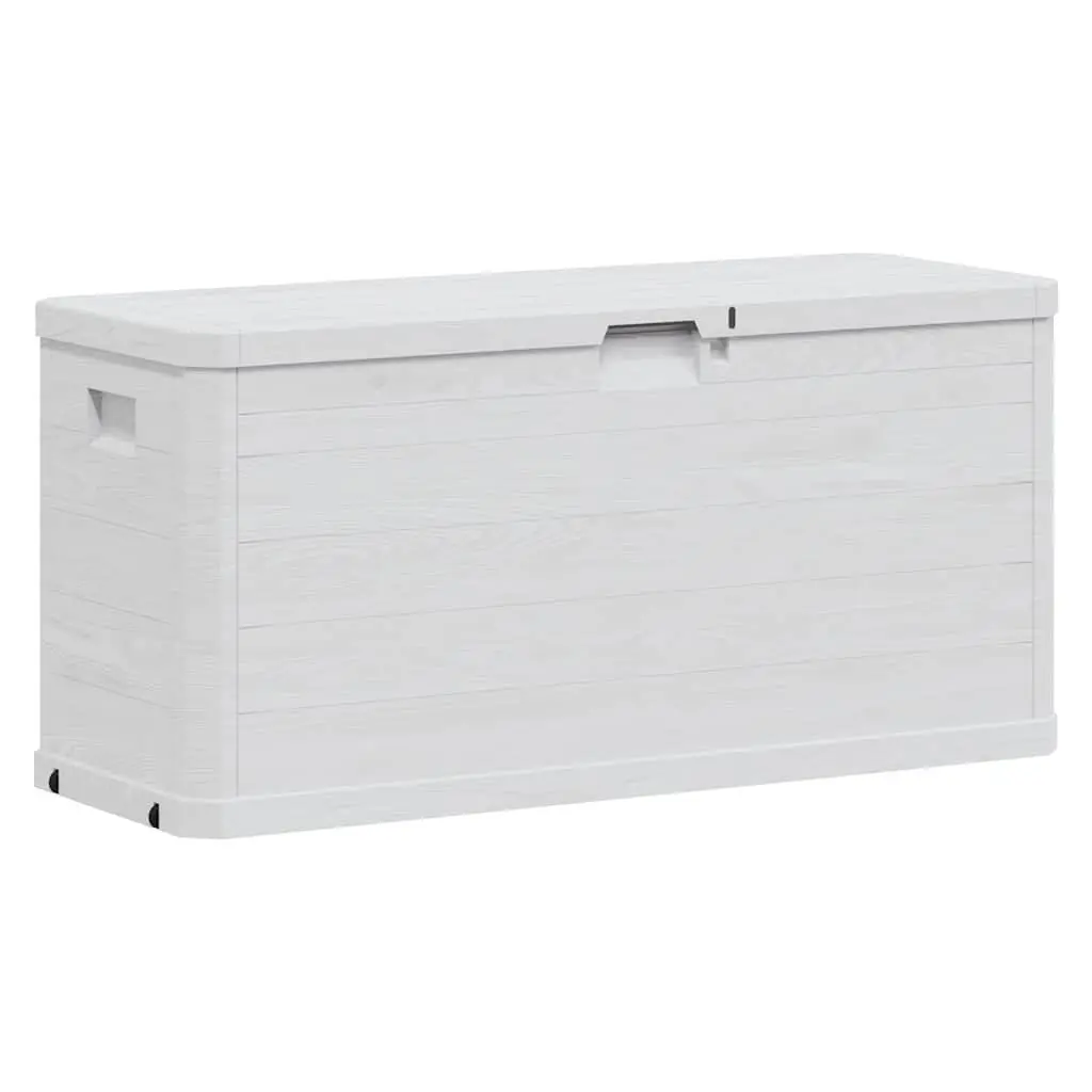 Garden Storage Box Plastic 280L Grey Weatherproof Outdoor Container