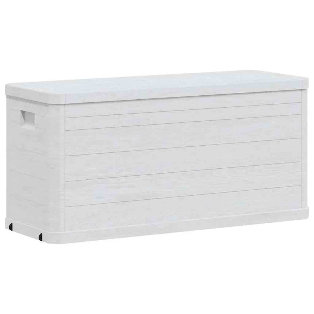 Garden Storage Box Plastic 280L Grey Weatherproof Outdoor Container