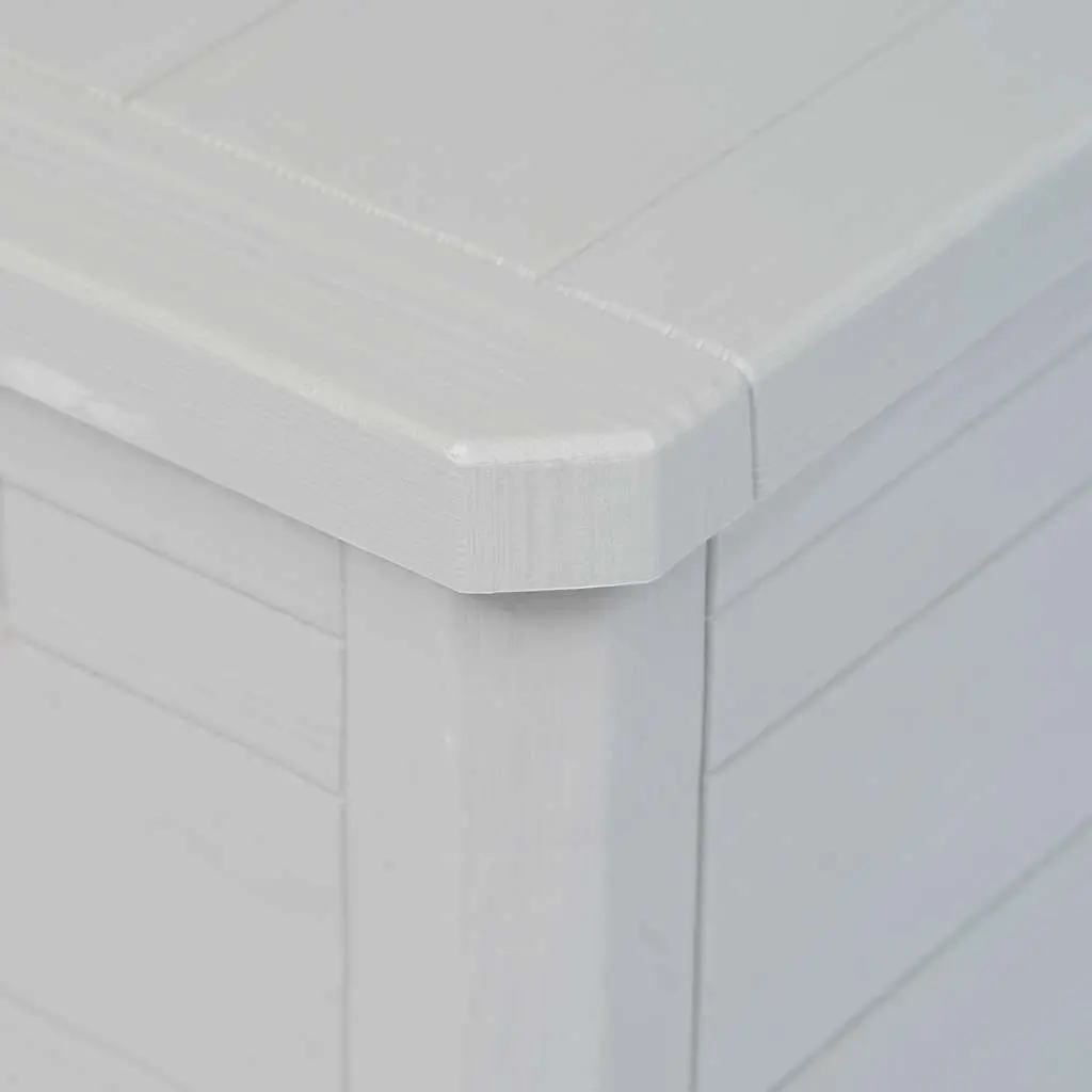 Garden Storage Box Plastic 280L Grey Weatherproof Outdoor Container