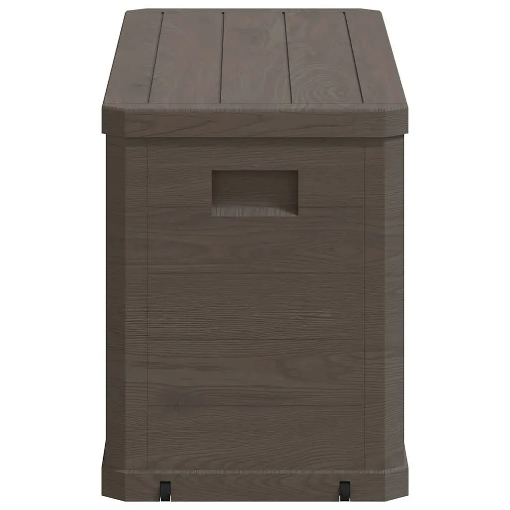 Garden Storage Box Plastic 280L Brown
