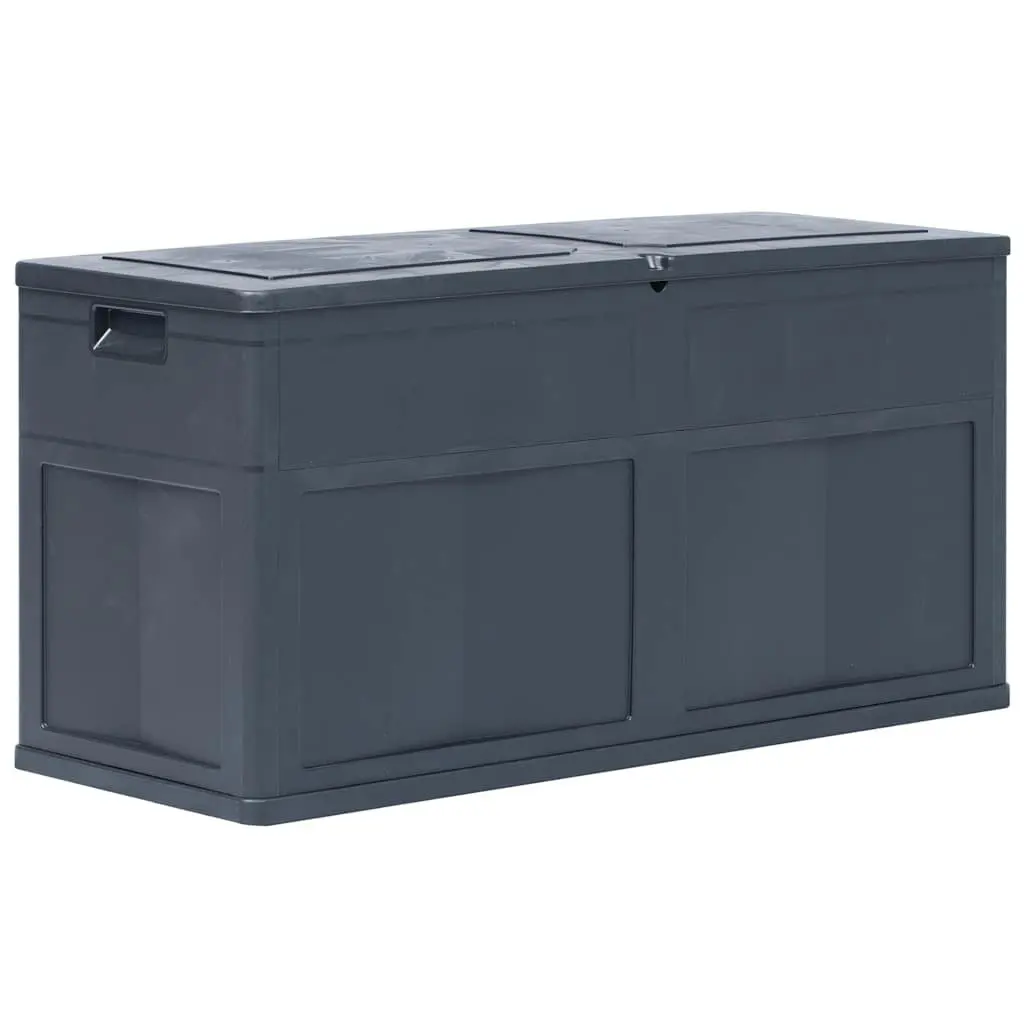 320L Black Storage Box for Home Organization