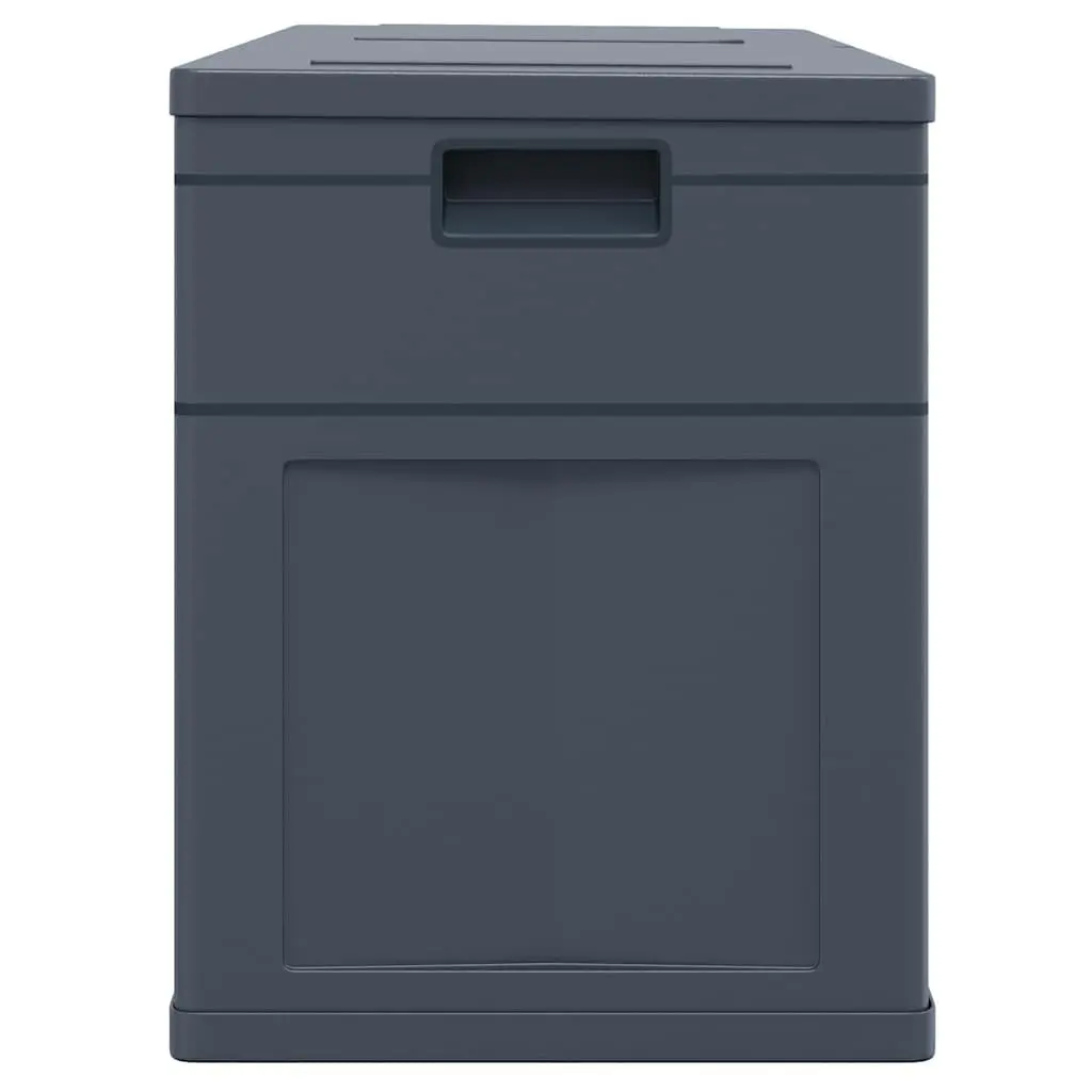 320L Black Storage Box for Home Organization
