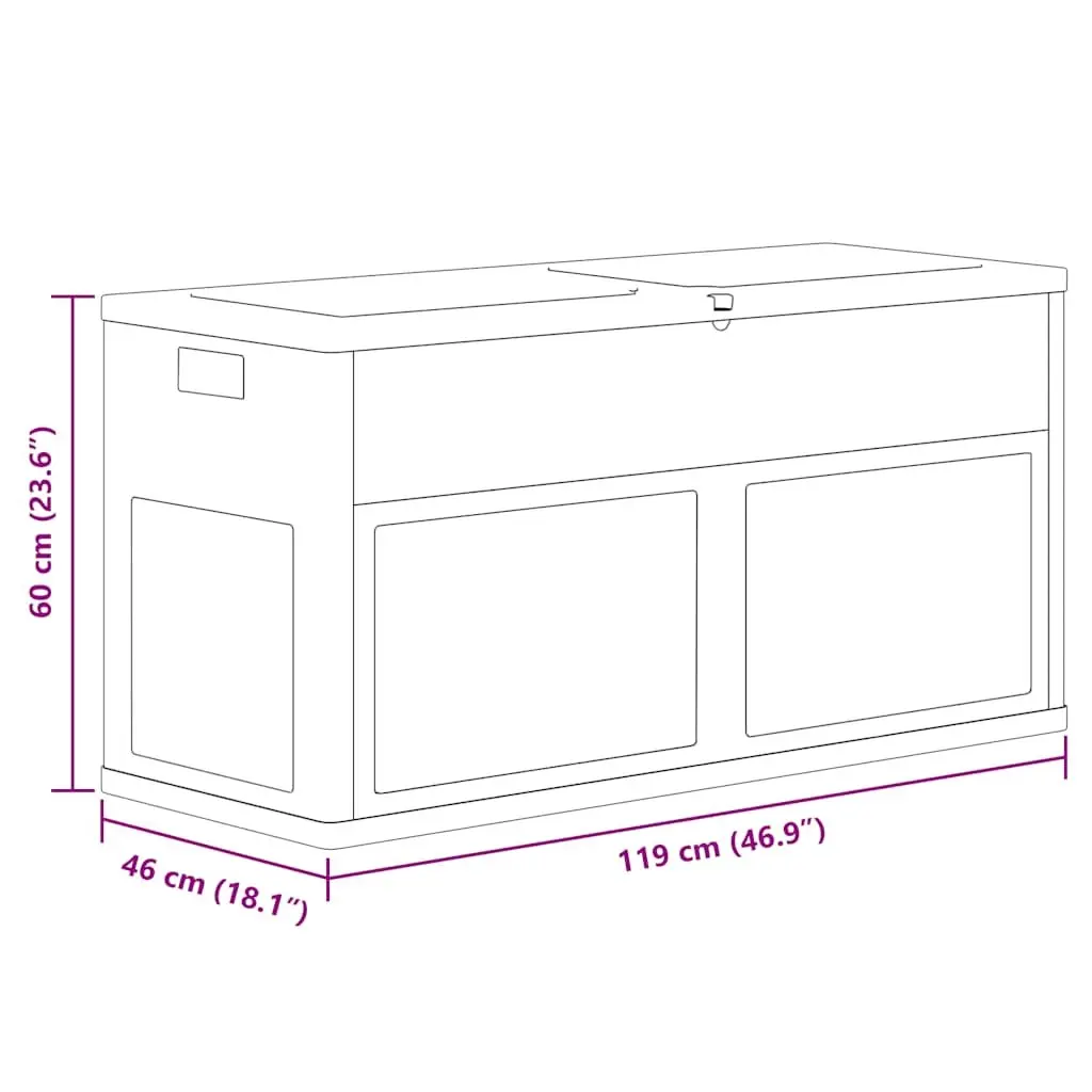 320L Storage Box for Garden and Home Use