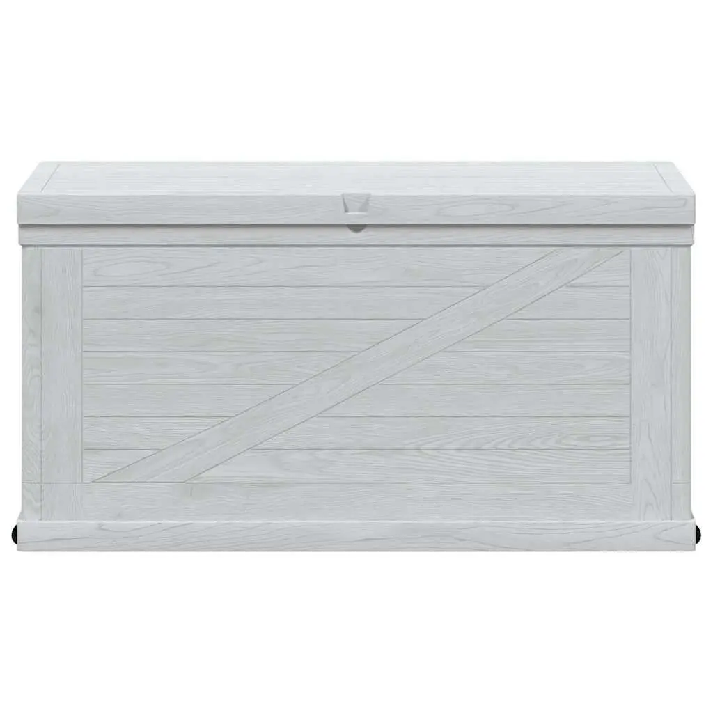 Garden Storage Box Weather Resistant Plastic 420L Grey