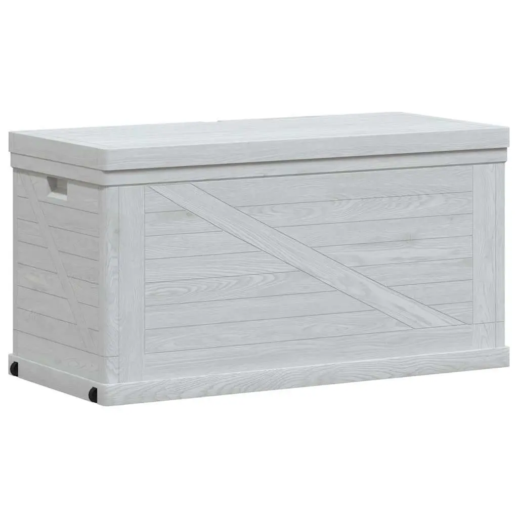 Garden Storage Box Weather Resistant Plastic 420L Grey