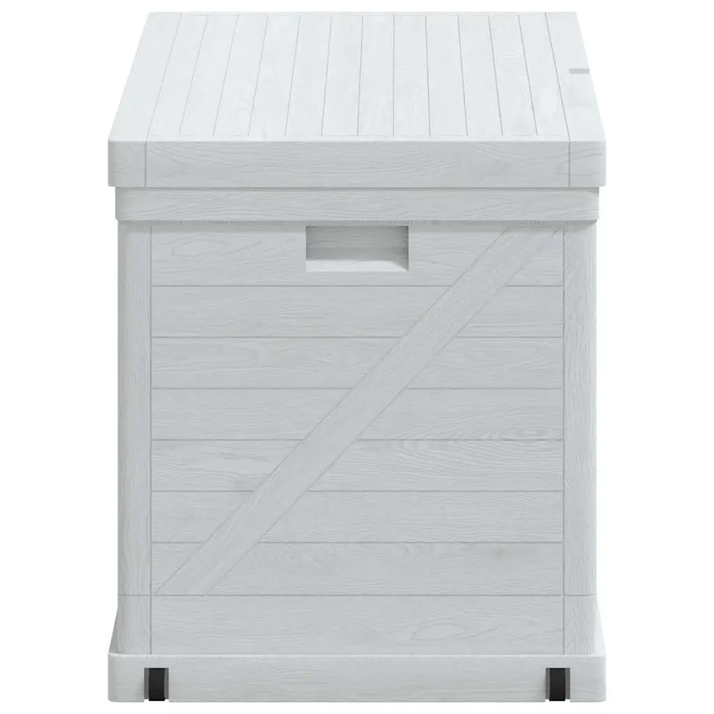 Garden Storage Box Weather Resistant Plastic 420L Grey
