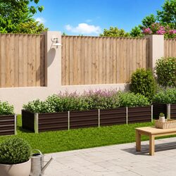 Practical Brown Raised Garden Bed for Every Home