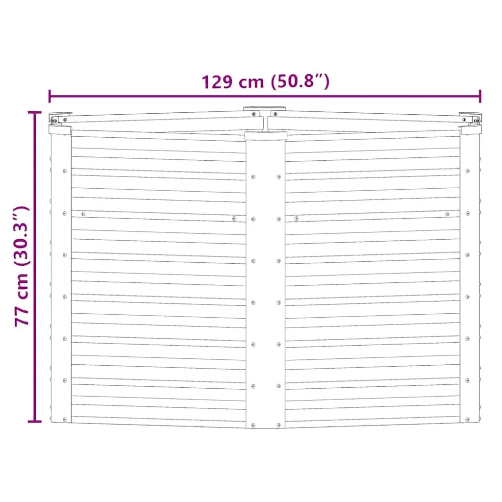Raised Bed Planter for Various Outdoor Spaces