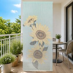 Practical Bamboo Door Curtain for Insect Protection 90x200 cm