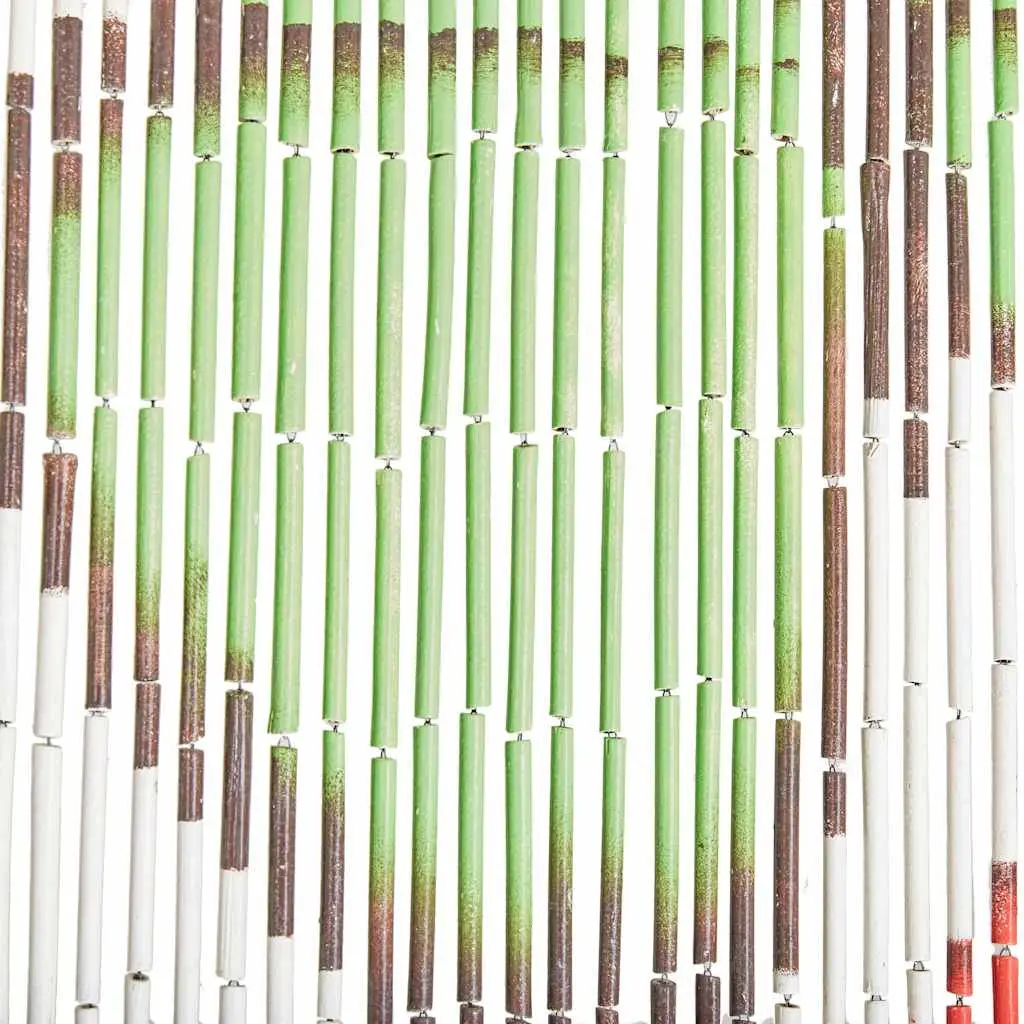 Insect Door Curtain Bamboo 90x200 cm Multicolour Fly Mosquito Screen