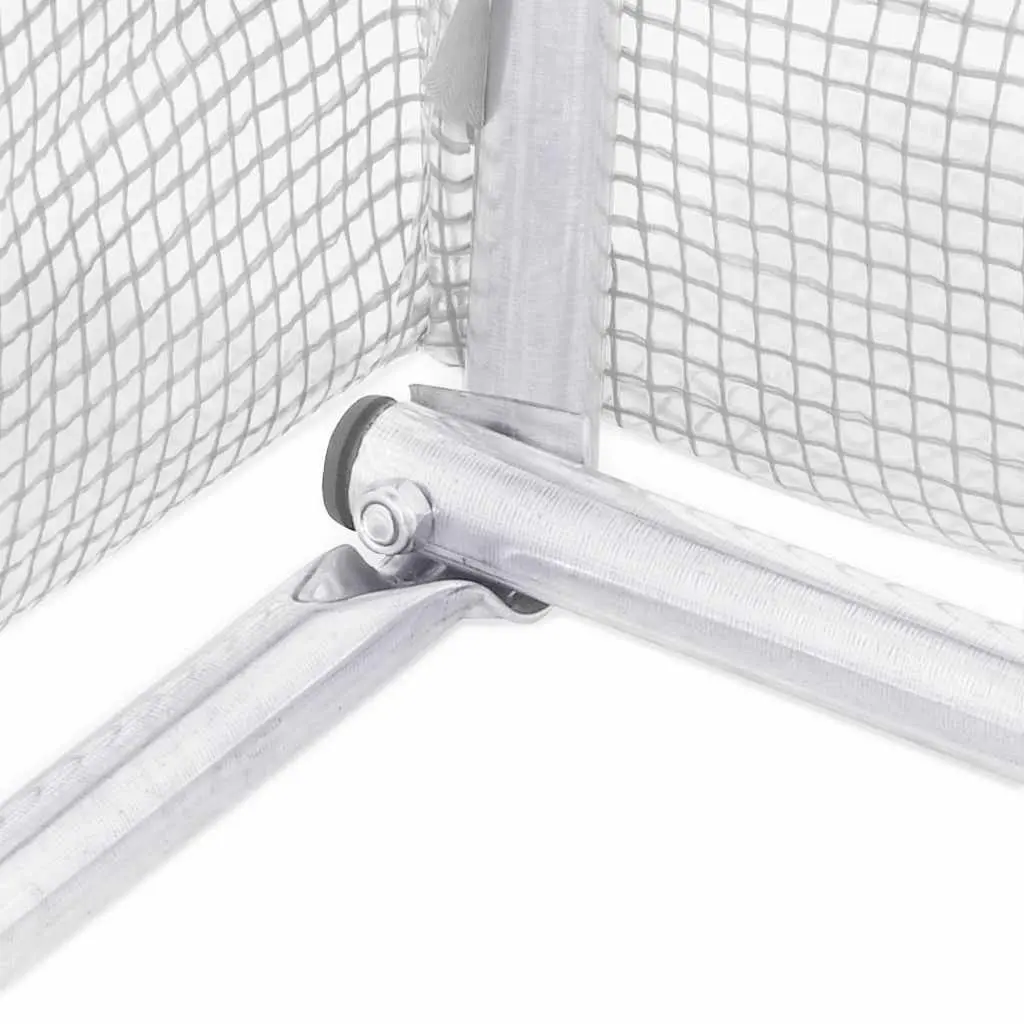 Greenhouse 9m² 300x300x200cm White PE Mesh Ventilation Windows Door Garden