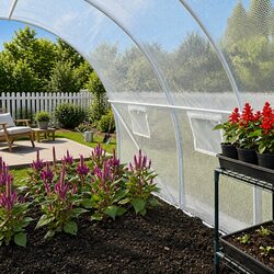 Versatile 27 m² Greenhouse for Your Gardening Needs