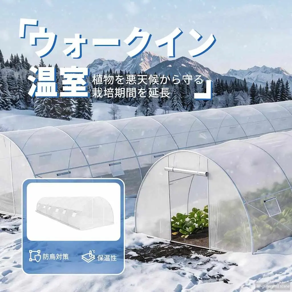 Greenhouse 900x300x200cm White Galvanised Steel Frame PE Mesh Fabric 27m²