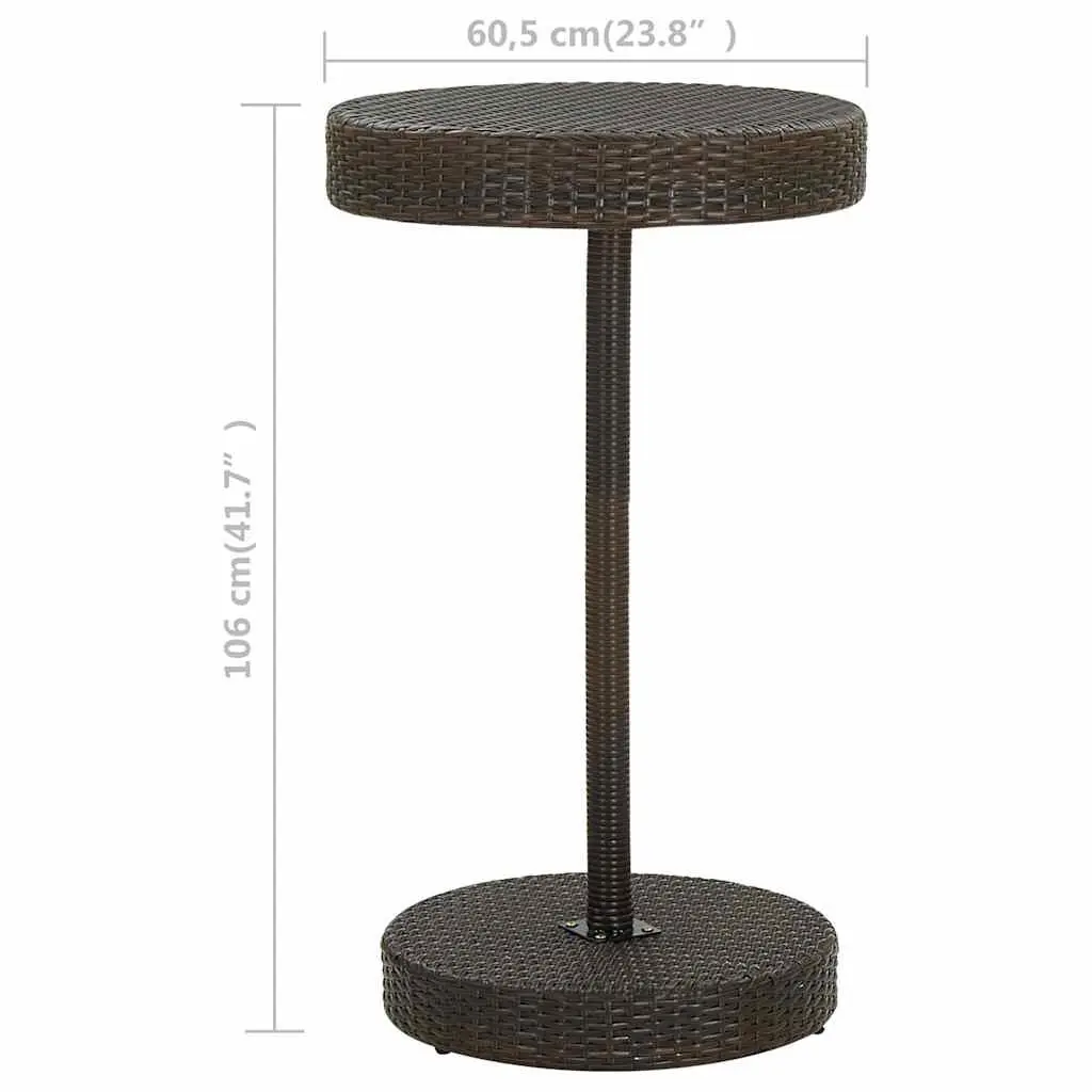 Outdoor Brown Garden Table for Various Uses