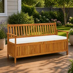 Versatile Storage Bench for Your Garden or Patio