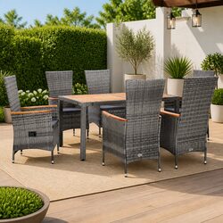 Perfect Fit for Outdoor Gatherings: 7 Piece Dining Set