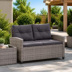 Practical 2-Seater Sofa for Your Outdoor Living