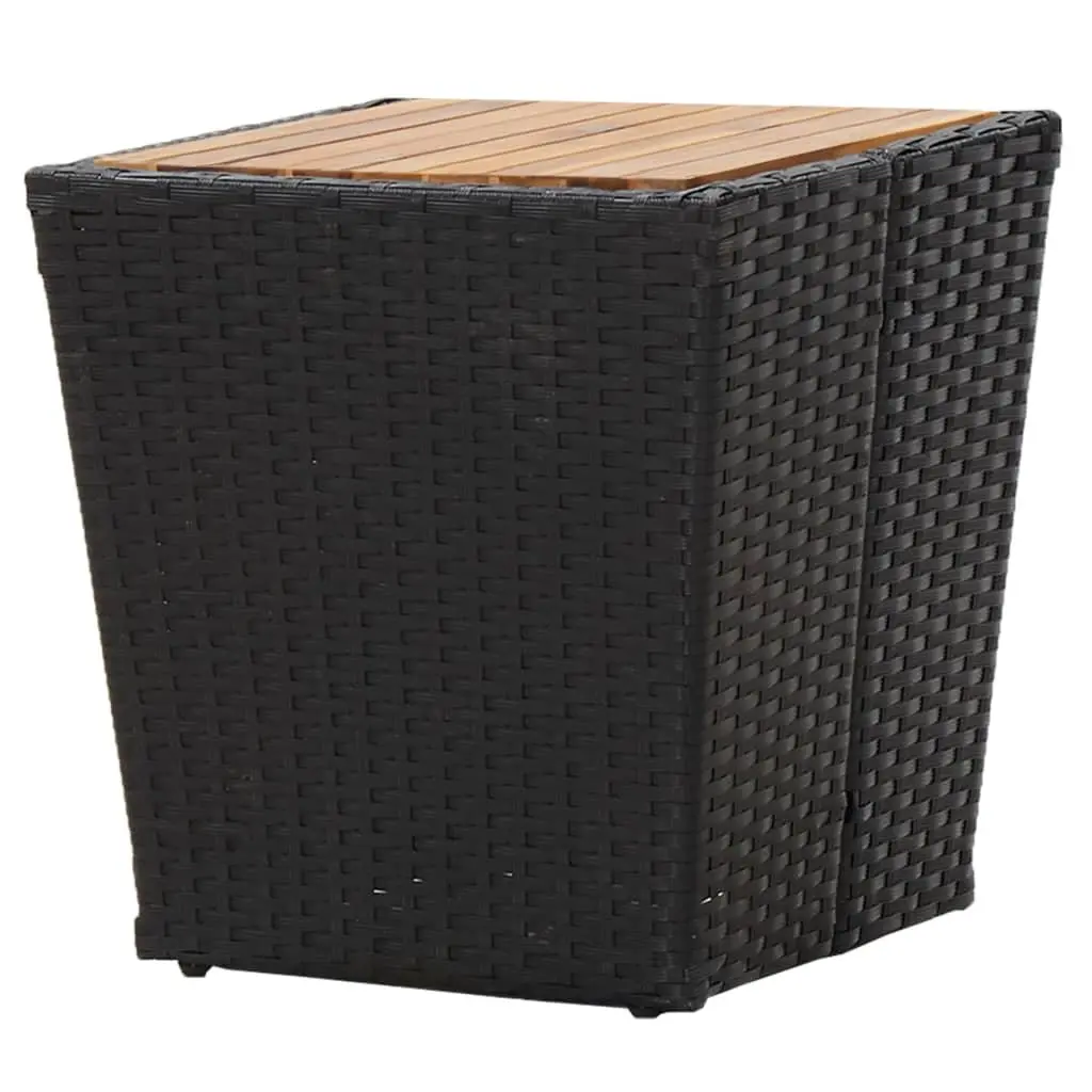 Black Tea Table for Garden or Patio Use