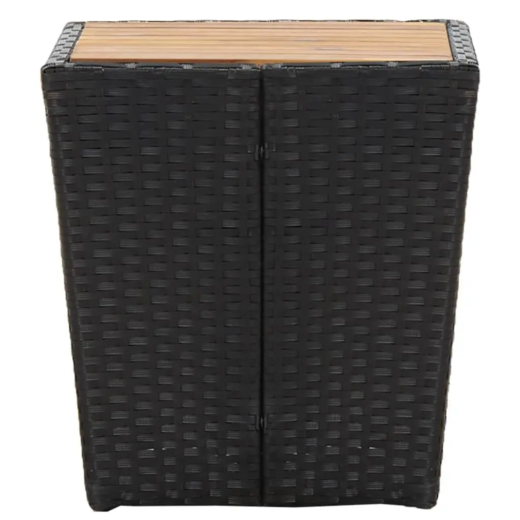 Black Tea Table for Garden or Patio Use
