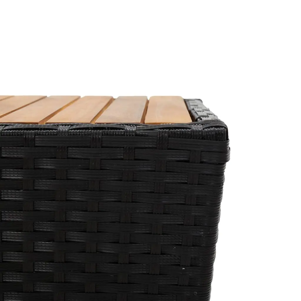 Black Tea Table for Garden or Patio Use