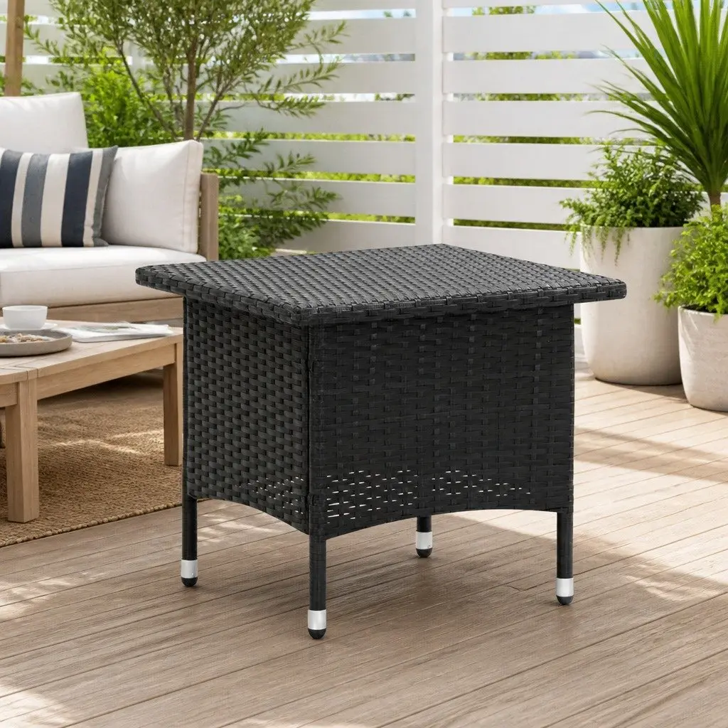 Black Tea Table for Home and Garden Use
