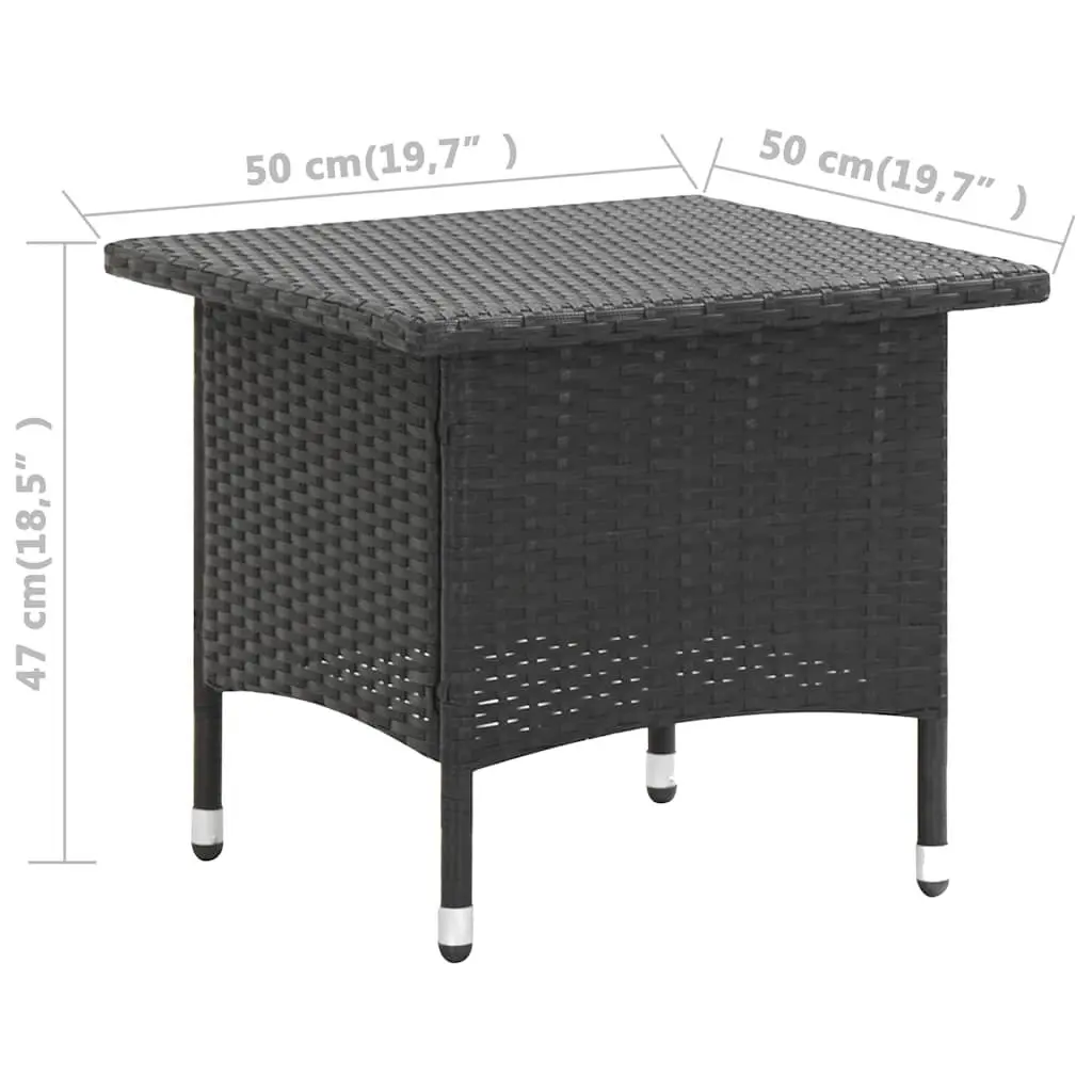 Black Tea Table for Home and Garden Use