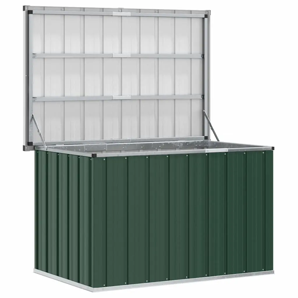 Garden Storage Box Green Outdoor Patio Deck Tool Equipment Container Chest