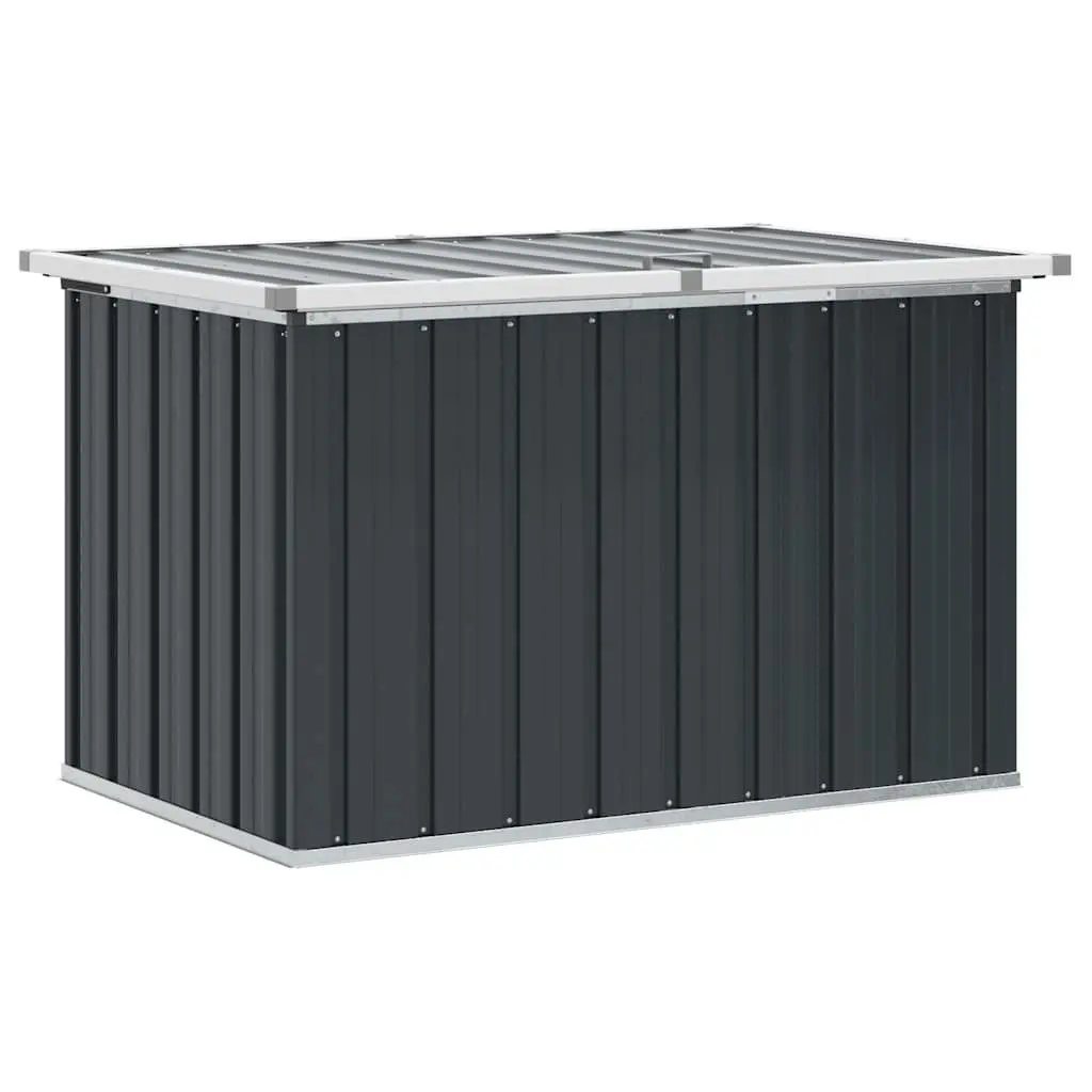 Garden Storage Box Galvanised Steel 109x67x65cm Anthracite