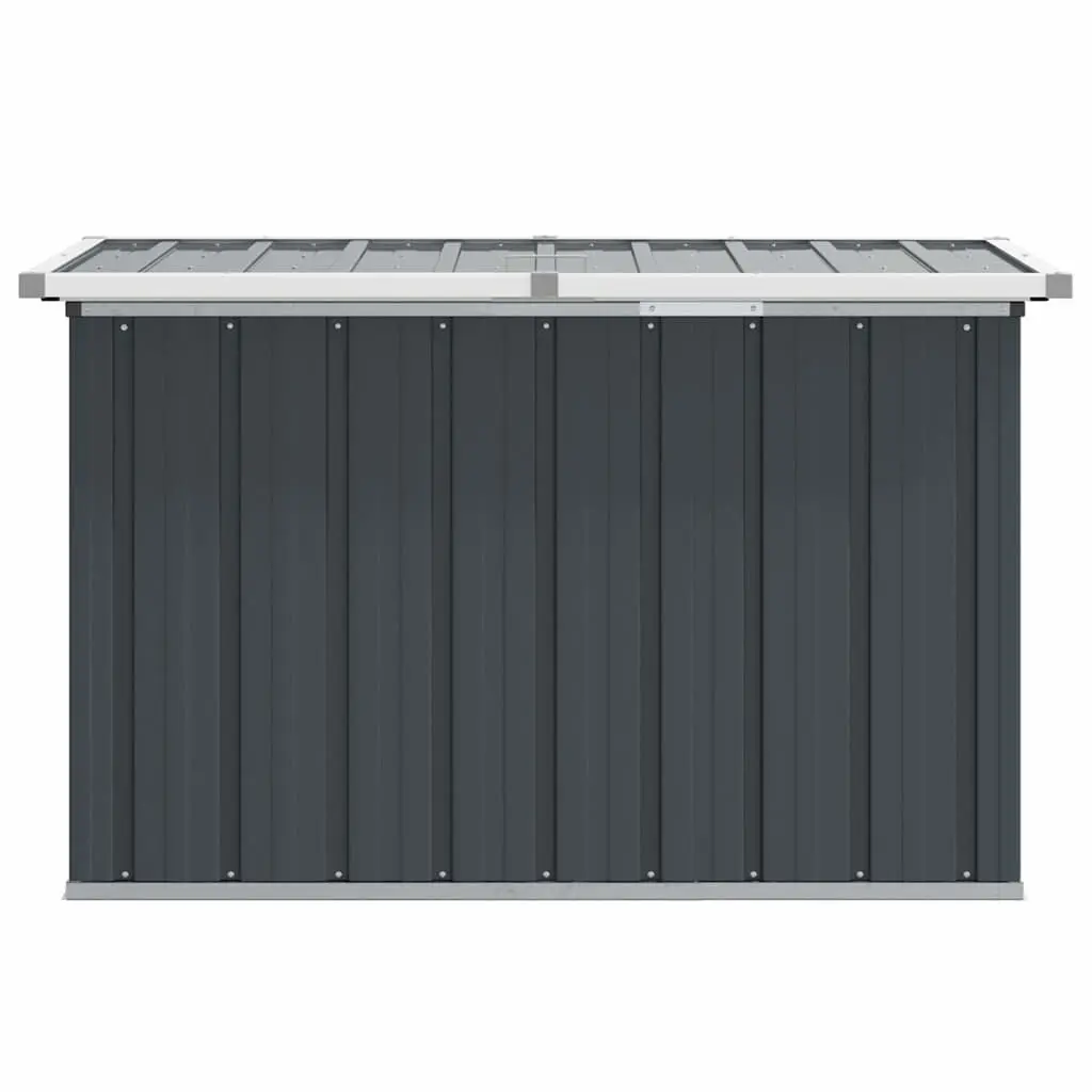 Garden Storage Box Galvanised Steel 109x67x65cm Anthracite