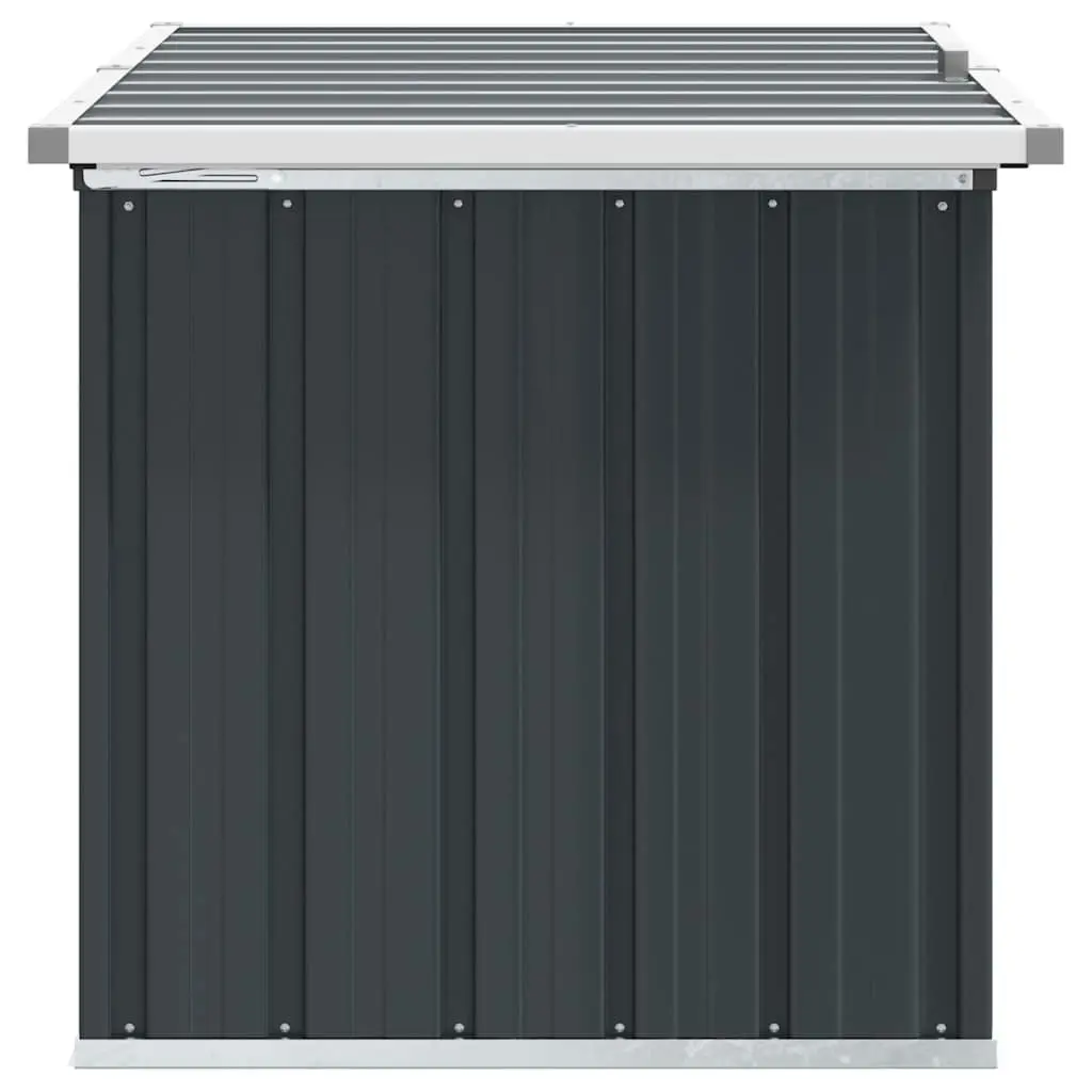 Garden Storage Box Galvanised Steel 109x67x65cm Anthracite