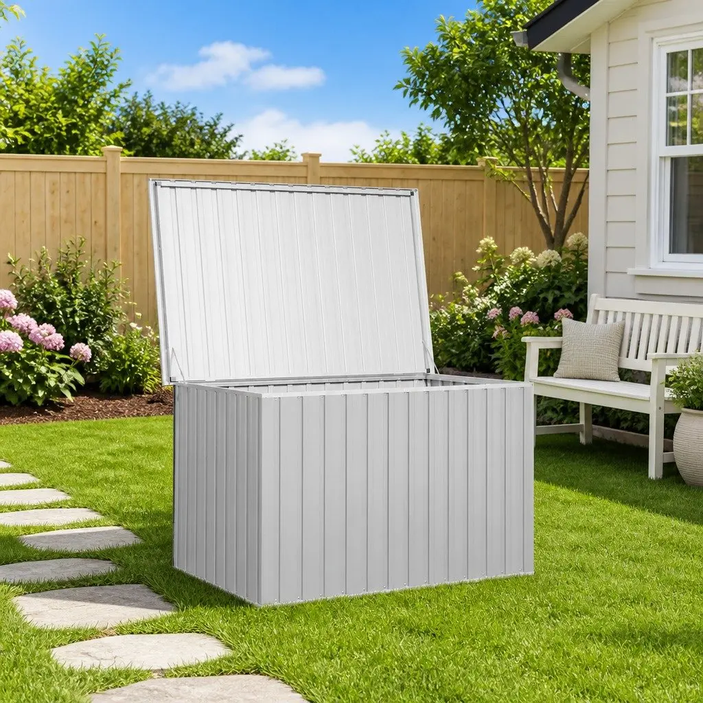 Grey Storage Box for Home and Garden