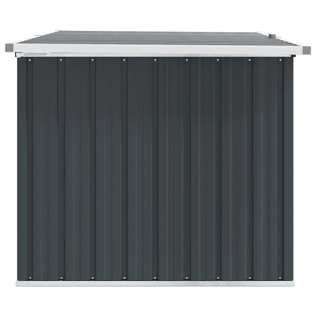 Outdoor Storage Box Galvanised Steel Anthracite 149x99x93cm Suitable for Cushions Pillows Blankets Tools