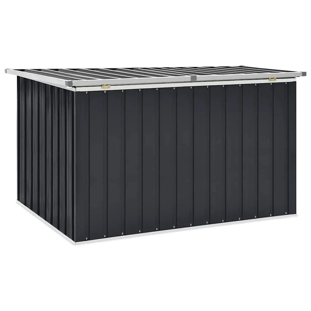 Outdoor Storage Box Galvanised Steel Anthracite 149x99x93cm Suitable for Cushions Pillows Blankets Tools