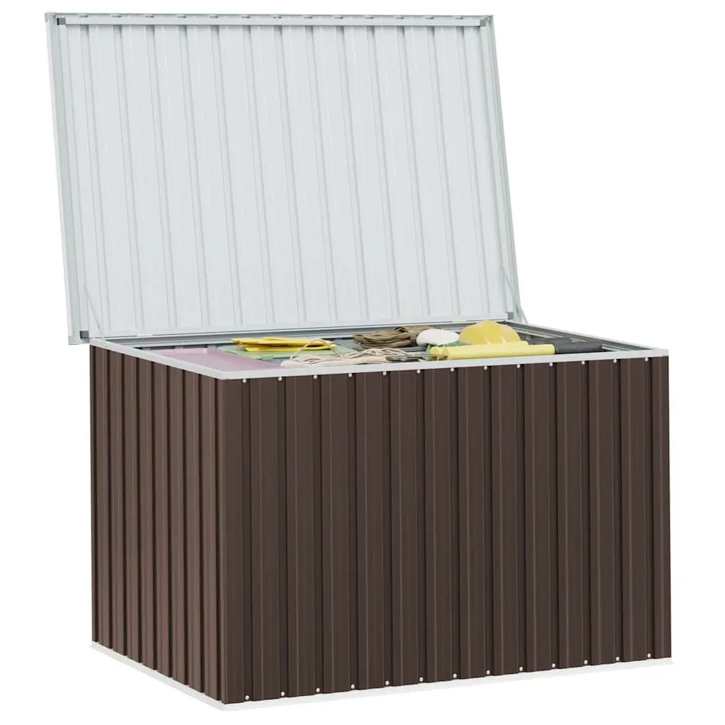 Garden Storage Box Brown Outdoor Patio Deck Furniture Bench Seat Cushion