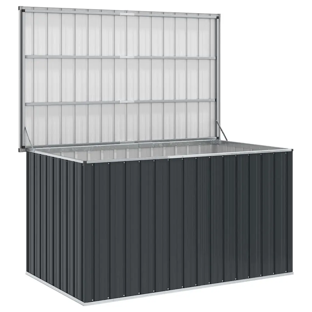 Garden Storage Box Anthracite Outdoor Patio Deck Furniture Organizer Container