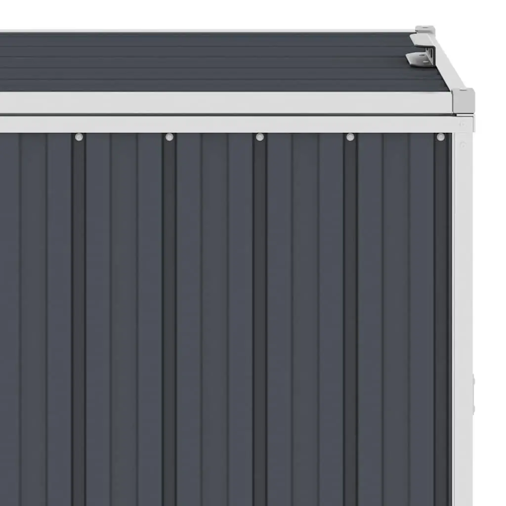 Anthracite Shed for Four Garbage Bins