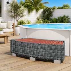 Grey Spa Step for Hot Tub Access