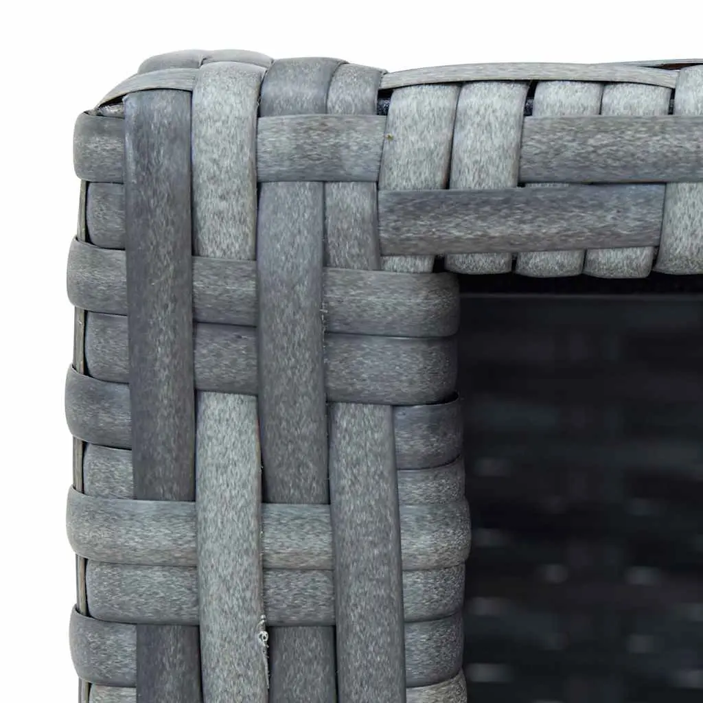 Spa Step Grey Poly Rattan Hot Tub Access Pool Ladder Stepping Stool Outdoor