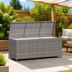Practical Grey Garden Storage Box for Every Outdoor Need