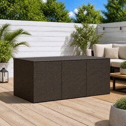 Brown Outdoor Storage Box 180x90x70cm