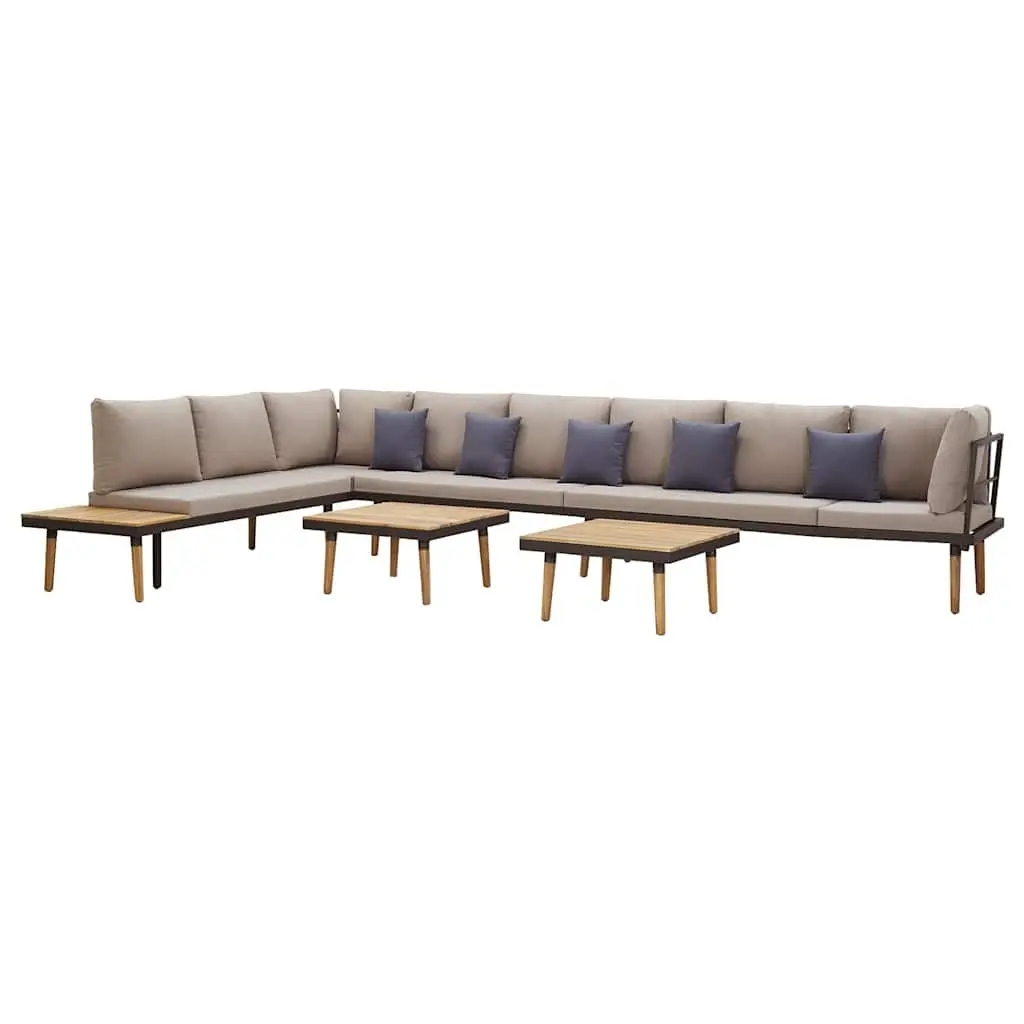 8-Seater Lounge Set for Outdoor Gatherings