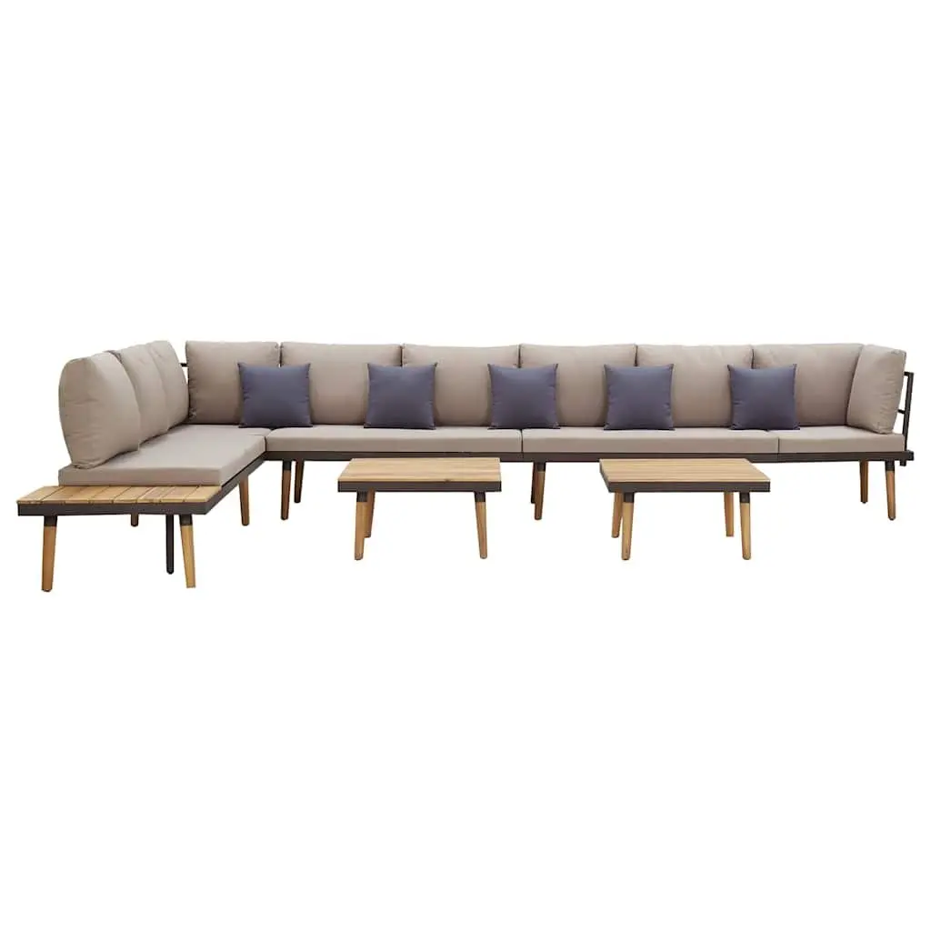 8-Seater Lounge Set for Outdoor Gatherings