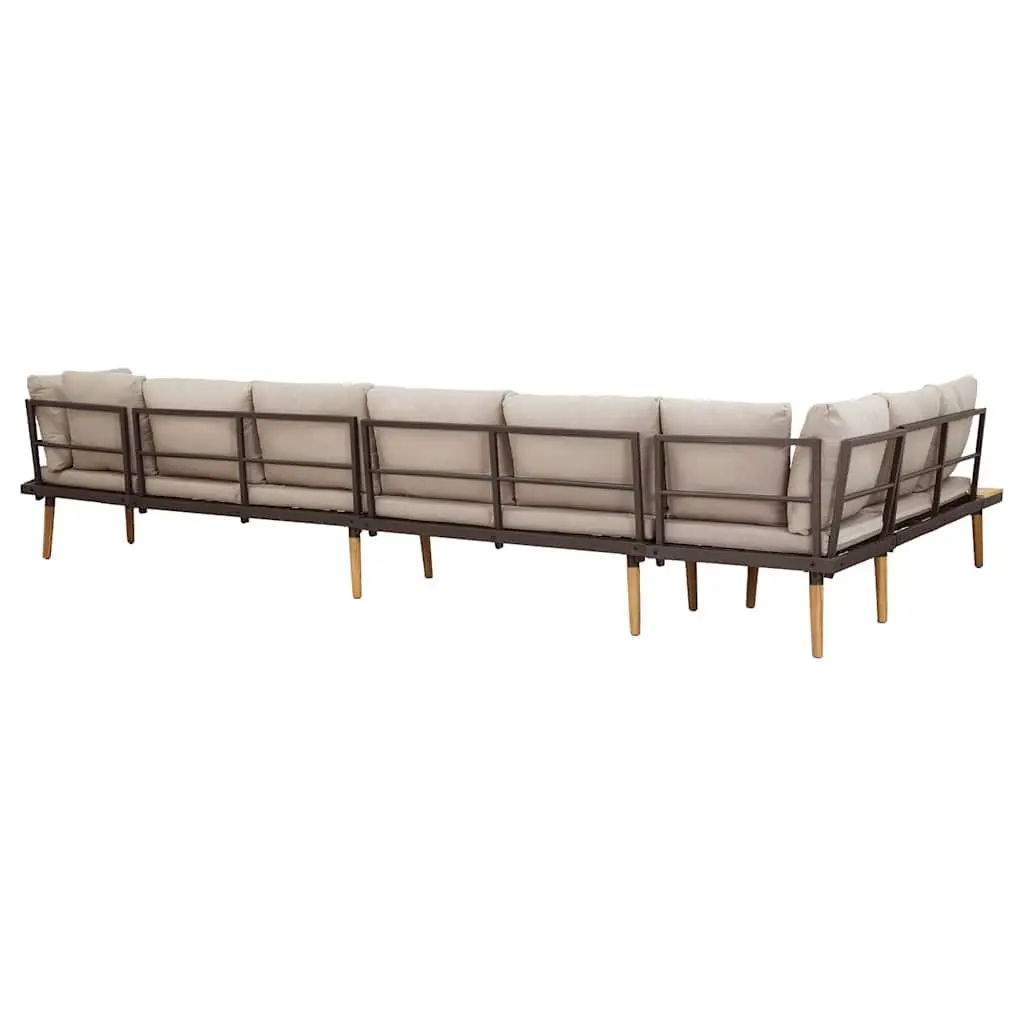 8-Seater Lounge Set for Outdoor Gatherings